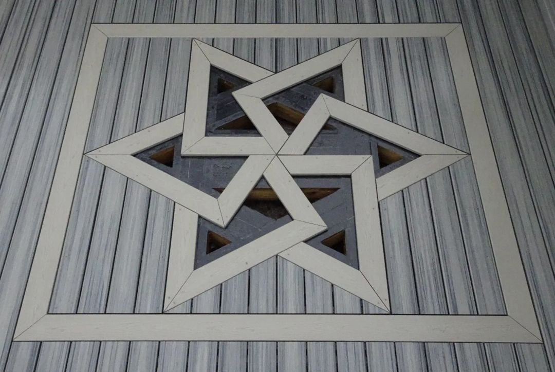 Decking inlay design.